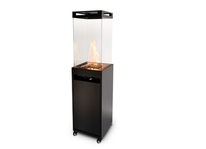 Freestanding Propane Outdoor Gas Fireplace – Flame Tower Column | Planika Lighthouse | 34,100 BTU – firepace patio he...