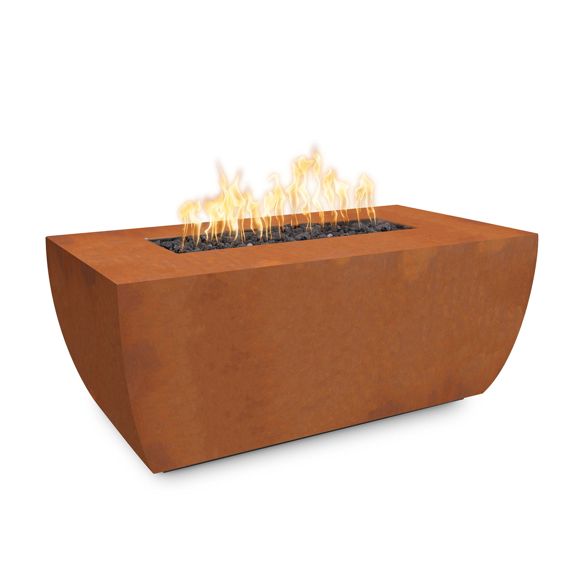 Linear Avalon Fire Pit - Metal Collection - 15" Tall - 48" x 28" | The Outdoor Plus image 3