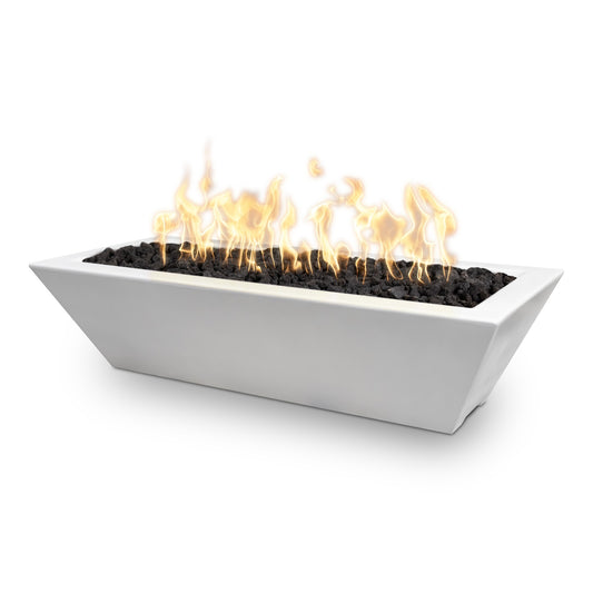 72" x 20" Linear Maya Fire Bowl - Powder Coat by The Outdoor Plus in powder coat