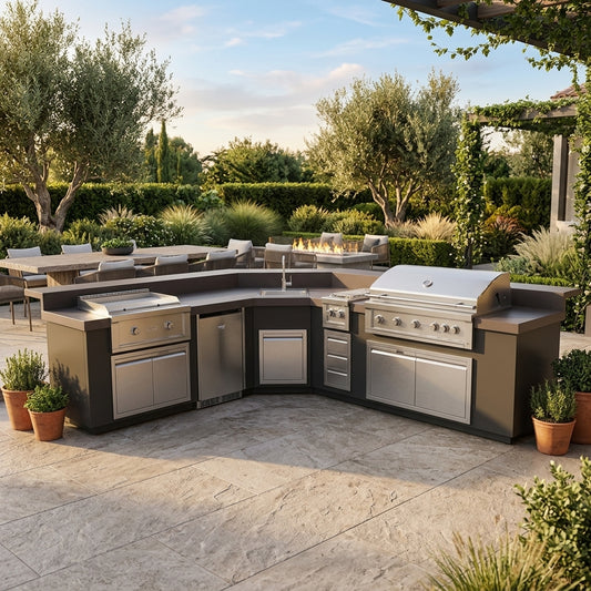 Maestro 144L - BBQ Island – lifestyle | Lifestyle