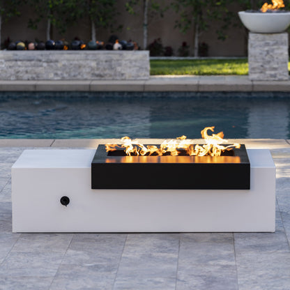 Moonstone Fire Pit - Black & White Collection - 48" | The Outdoor Plus image 2