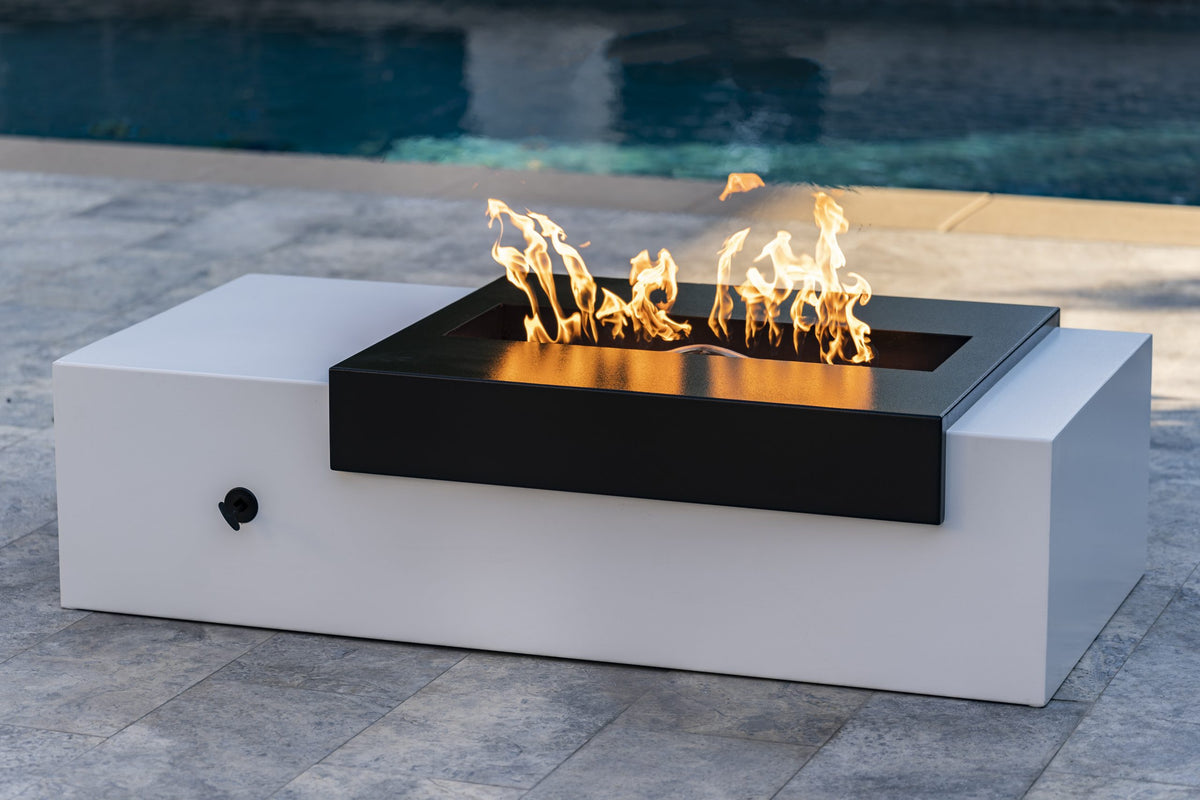 Moonstone Fire Pit - Black & White Collection - 60" | The Outdoor Plus image 3