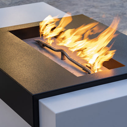 Moonstone Fire Pit - Black & White Collection - 60" | The Outdoor Plus image 4