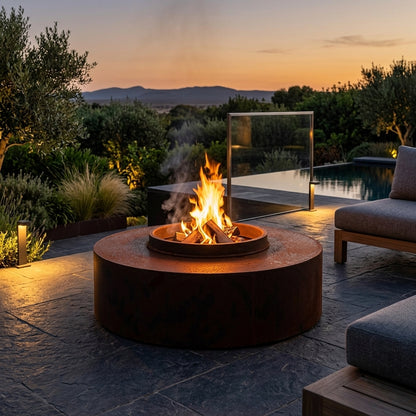 Orbit Smokeless Fire Pit - Corten Steel - 42"