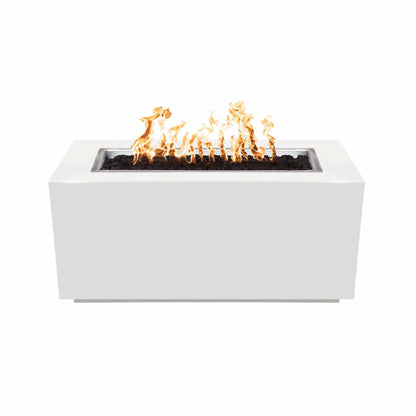 Pismo 48 inch rectangular powder coat steel gas fire pit by The Outdoor Plus