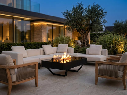Outdoor Gas Fire Coffee Table - Planika Rio