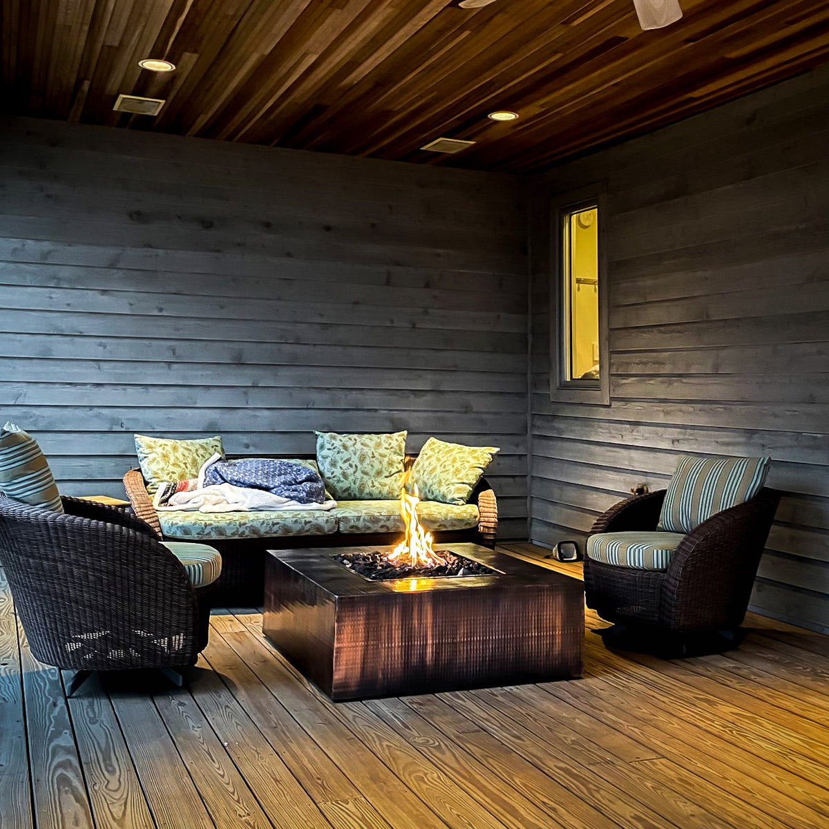 Quad Fire Pit - Metal Collection - 36" | The Outdoor Plus image 4