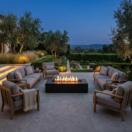Regal Fire Pit - Powder Coat - 54" – lifestyle | Lifestyle