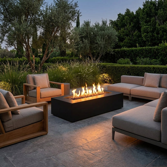 Regal Fire Pit - Powder Coat - 60" – lifestyle | Lifestyle