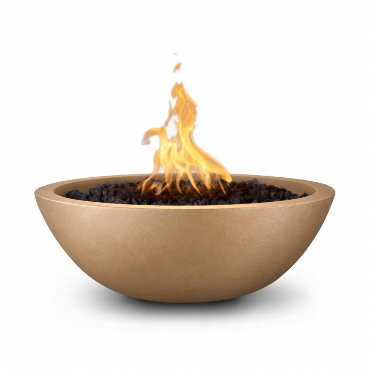 Sedona Fire Bowl - GFRC Concrete in Metallic Bronze finish – digital rendering, The Outdoor Plus