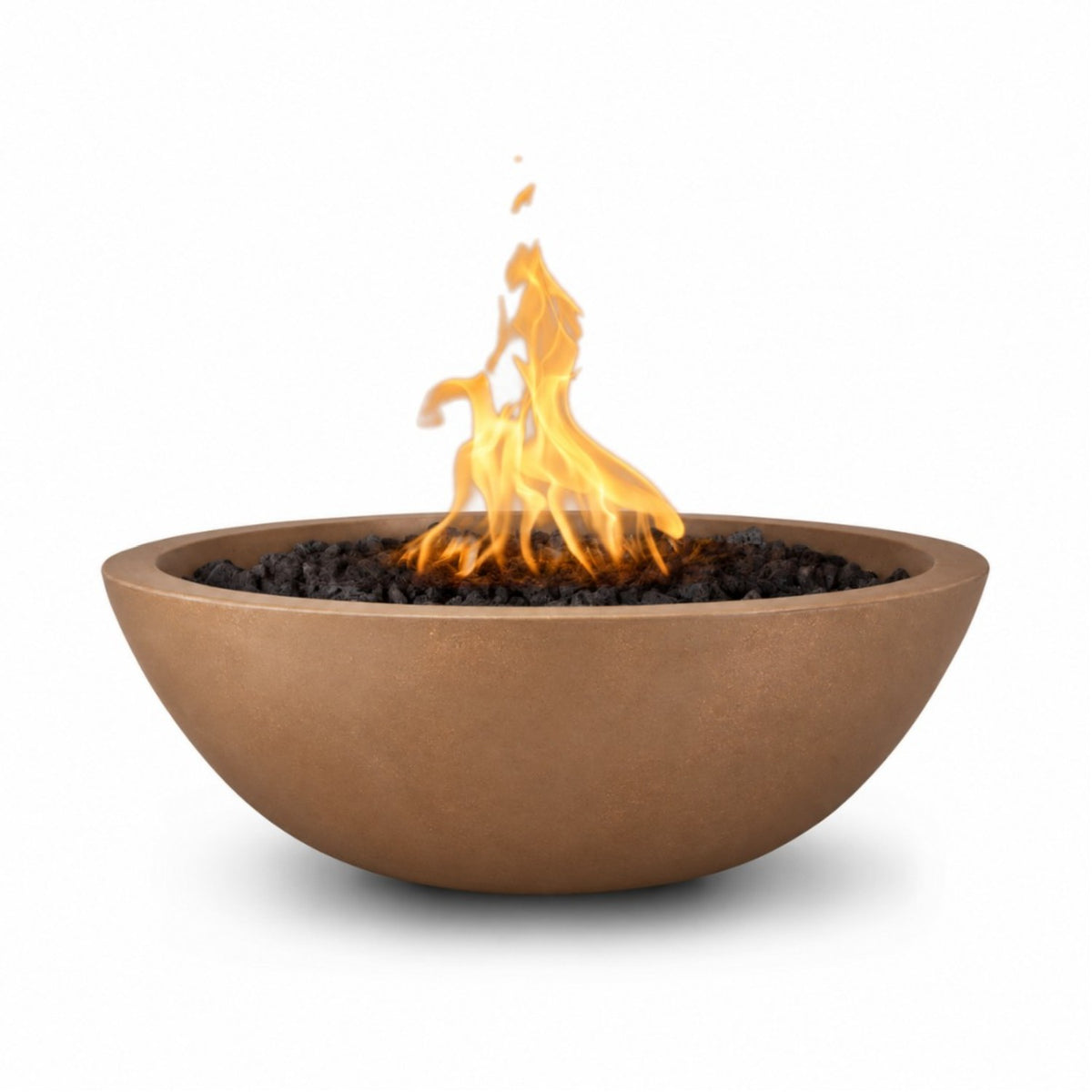 Sedona Fire Bowl - GFRC Concrete in Metallic Copper finish – digital rendering, The Outdoor Plus