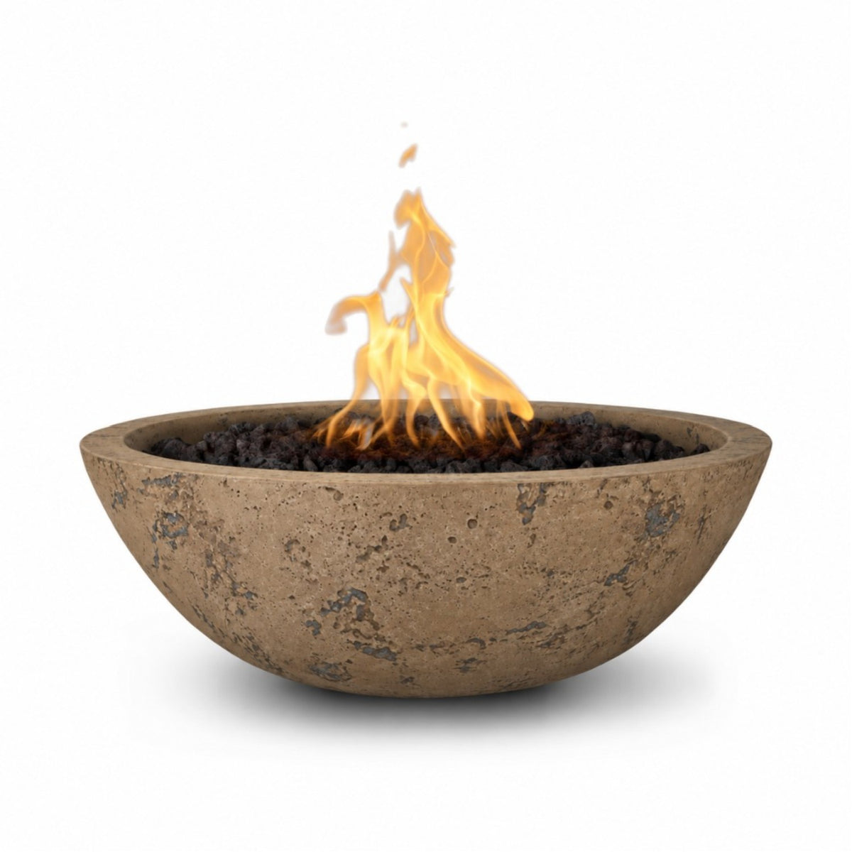 Sedona Fire Bowl - GFRC Concrete in Rustic Coffee finish – digital rendering, The Outdoor Plus