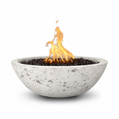 Sedona Fire Bowl - GFRC Concrete in Rustic White finish – digital rendering, The Outdoor Plus
