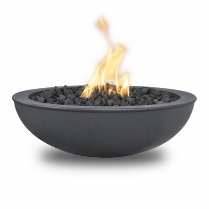 48" Sedona Fire Bowl - Powder Coat in Graphite Gray finish by The Outdoor Plus (color rendering from the official swatch)