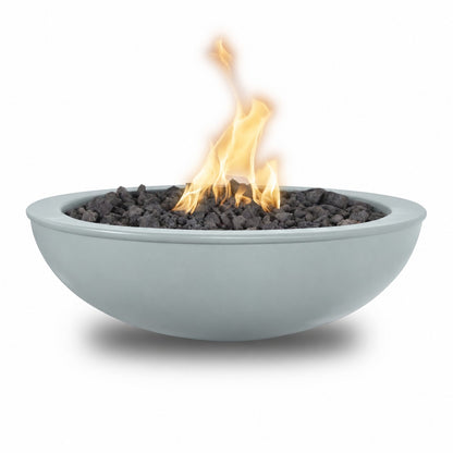 48" Sedona Fire Bowl - Powder Coat in Mist finish by The Outdoor Plus (color rendering from the official swatch)
