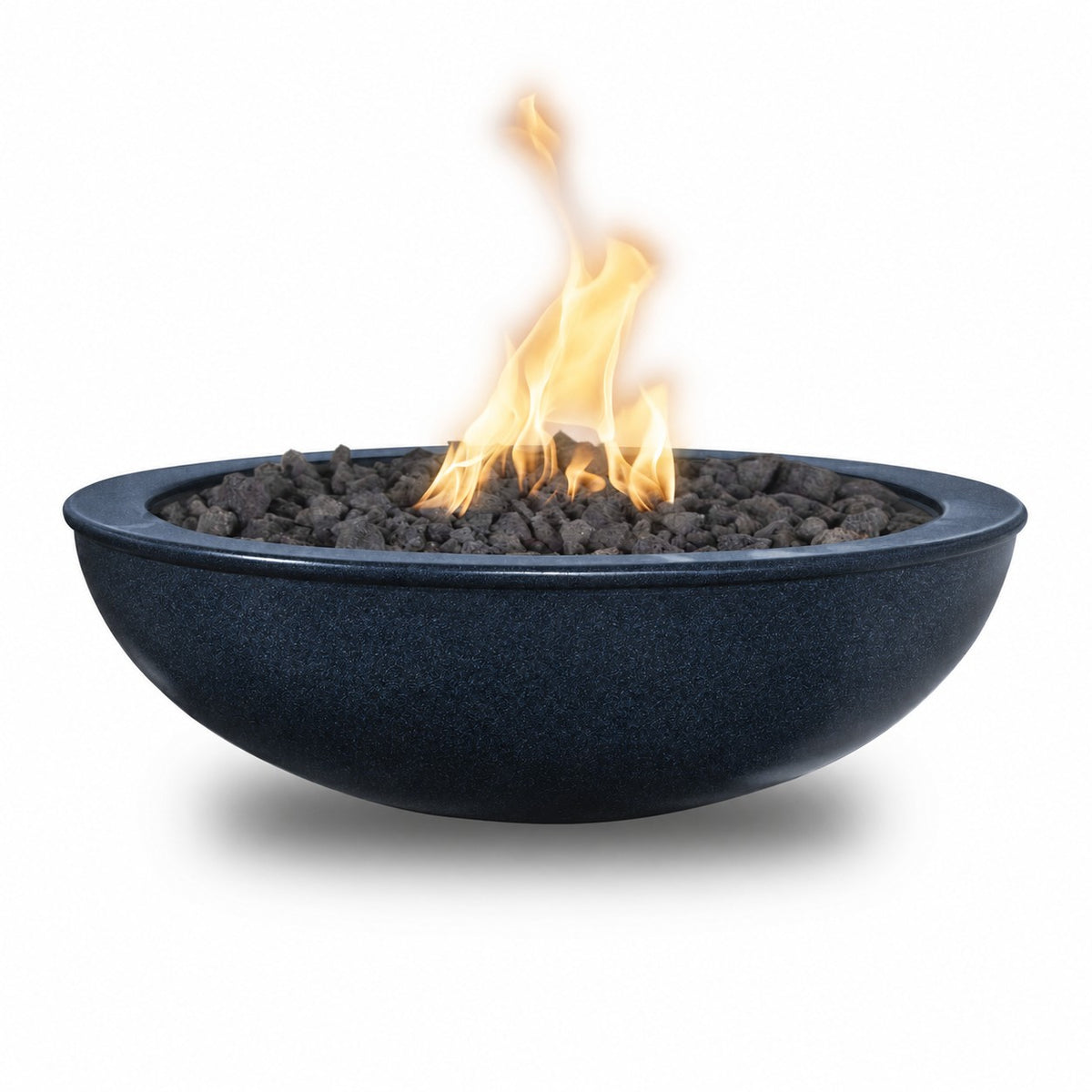 48" Sedona Fire Bowl - Powder Coat in Sapphire Blue finish by The Outdoor Plus (color rendering from the official swatch)
