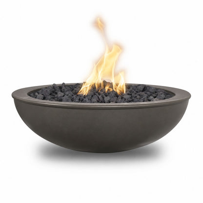 48" Sedona Fire Bowl - Powder Coat in Trophy Bronze finish by The Outdoor Plus (color rendering from the official swatch)