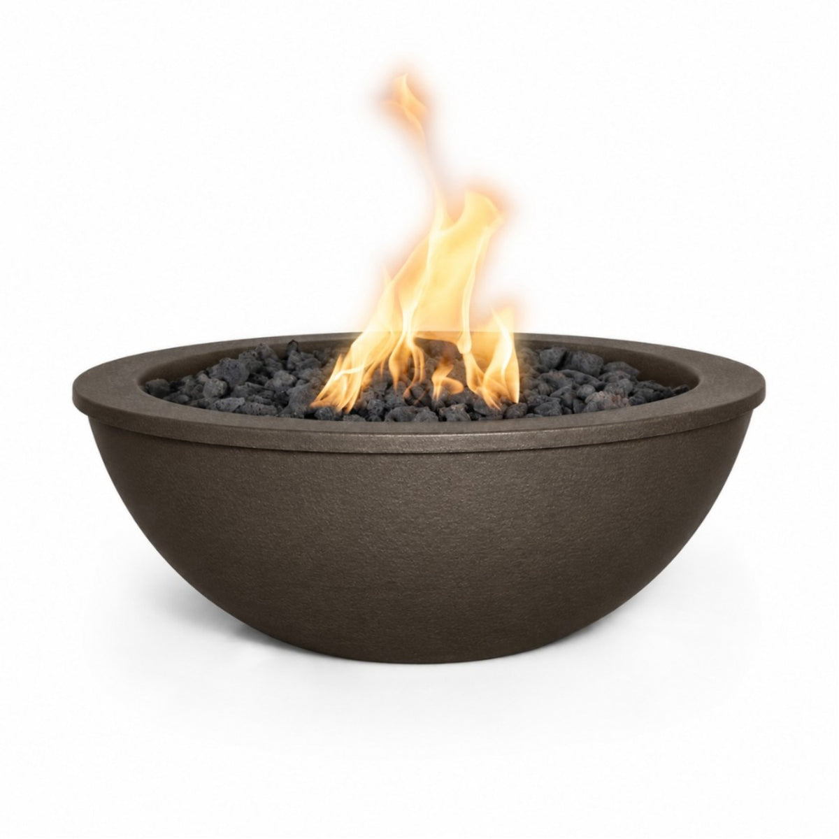 Sedona Fire Bowl - Powder Coat in Bronze Hammertone finish – digital rendering, The Outdoor Plus