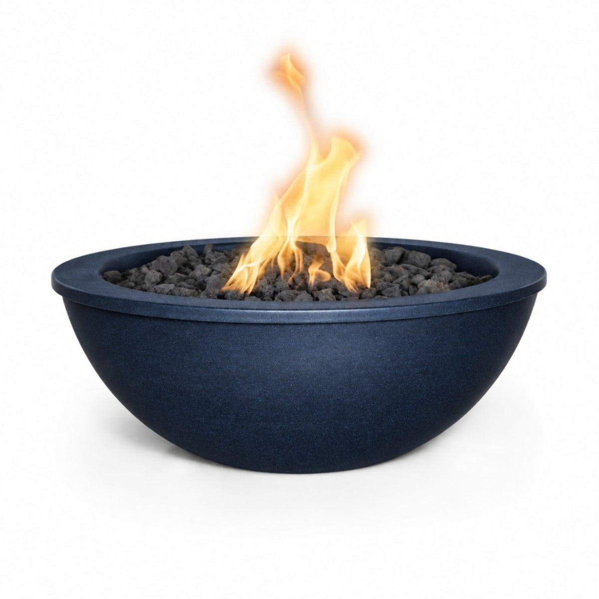 Sedona Fire Bowl - Powder Coat in Sapphire Blue finish – digital rendering, The Outdoor Plus