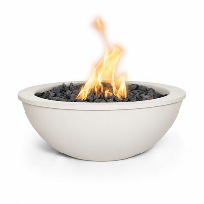 Sedona Fire Bowl - Powder Coat in Soft White finish – digital rendering, The Outdoor Plus
