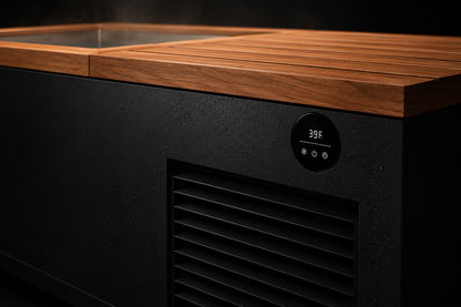 SOLENNE Privé stainless steel and cedar cold plunge – image 5