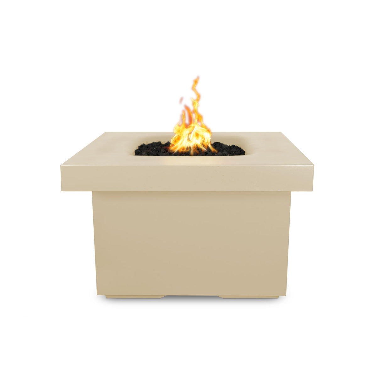 Square Ramona Fire Table - GFRC Concrete - 36" | The Outdoor Plus image 7