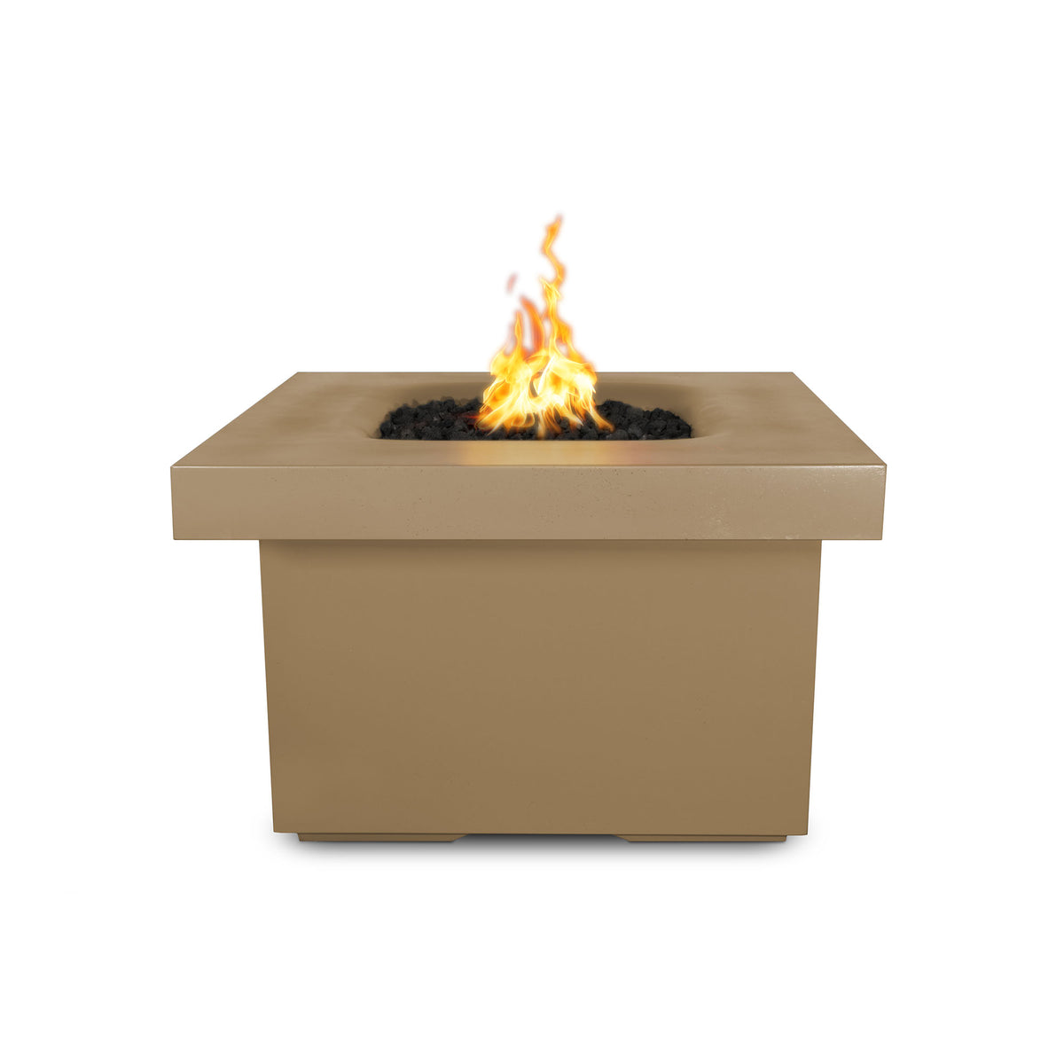 Square Ramona Fire Table - GFRC Concrete - 36" | The Outdoor Plus image 9