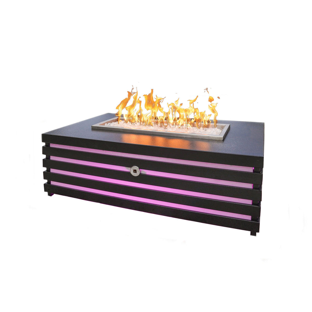 Amina Fire Pit Powder Coat in Gloss Black finish – The Outdoor Plus