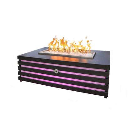 Amina Fire Pit Powder Coat in Gloss Black finish – The Outdoor Plus