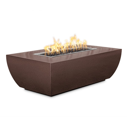Linear Avalon Fire Pit Powder Coat 15 Tall 48 X in Copper Vein finish – The Outdoor Plus