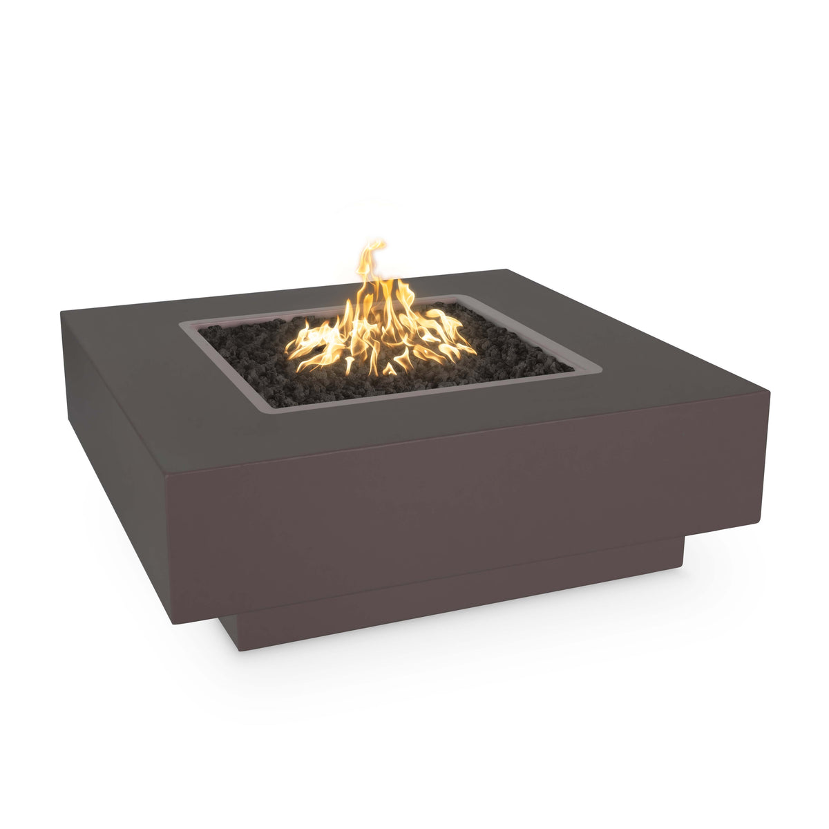 Cabo Square Fire Pit Powder Coat in Java finish – The Outdoor Plus