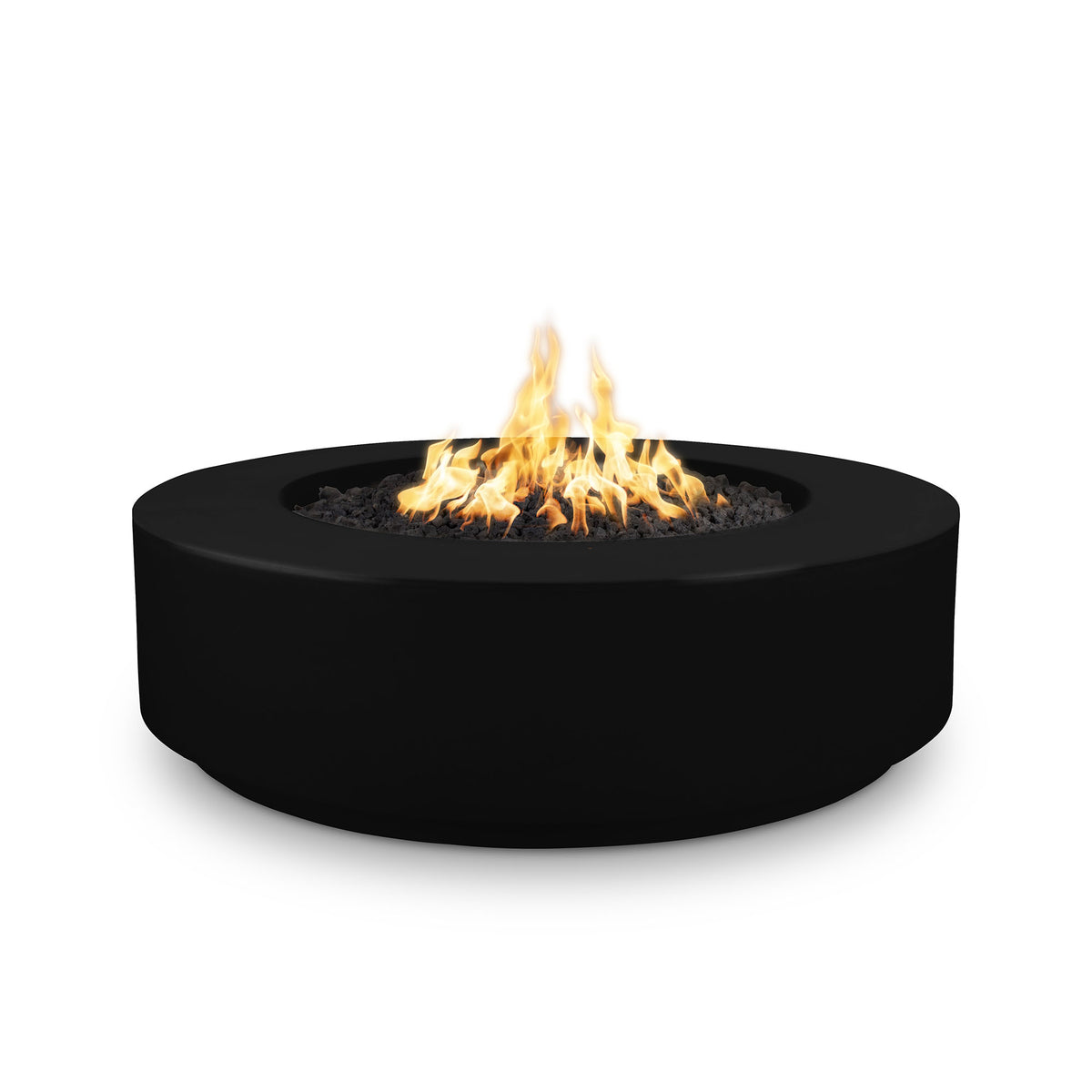 Florence Fire Pit Gfrc Concrete 18 Tall in Black finish – The Outdoor Plus