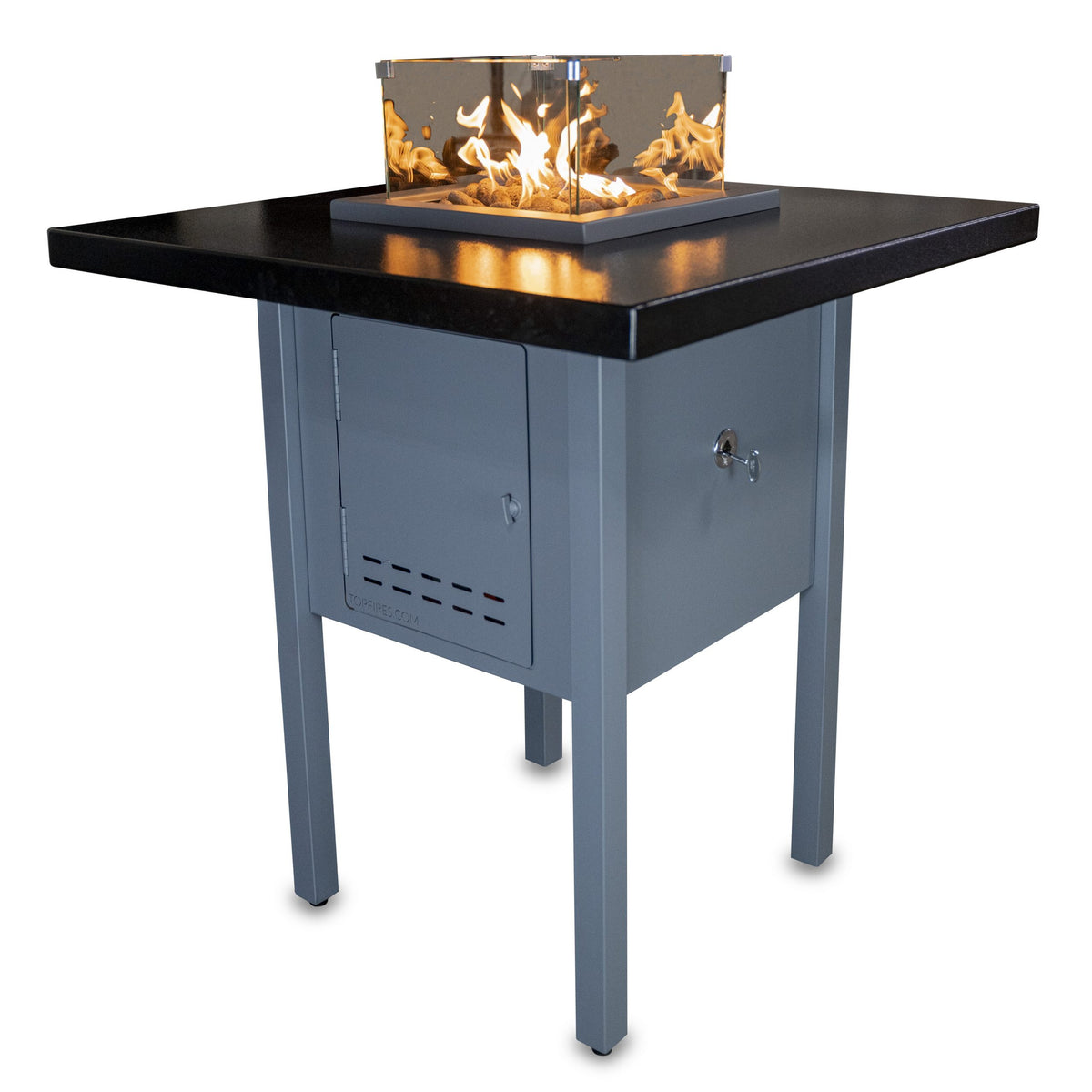 Monterey Fire Table Powder Coat in Gray finish – The Outdoor Plus