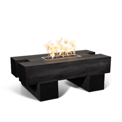 Palo Fire Pit Gfrc Wood Grain in Ebony finish – The Outdoor Plus