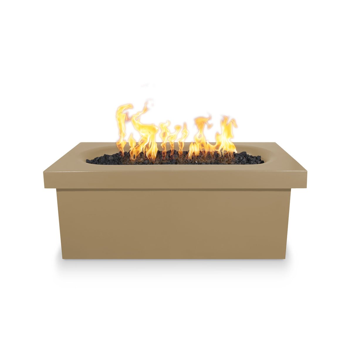 Square Ramona Fire Table Gfrc Concrete in Brown finish – The Outdoor Plus