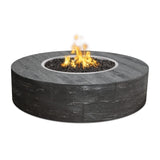 Sequoia Fire Pit - GFRC Wood Grain - 24" Tall - 42"
