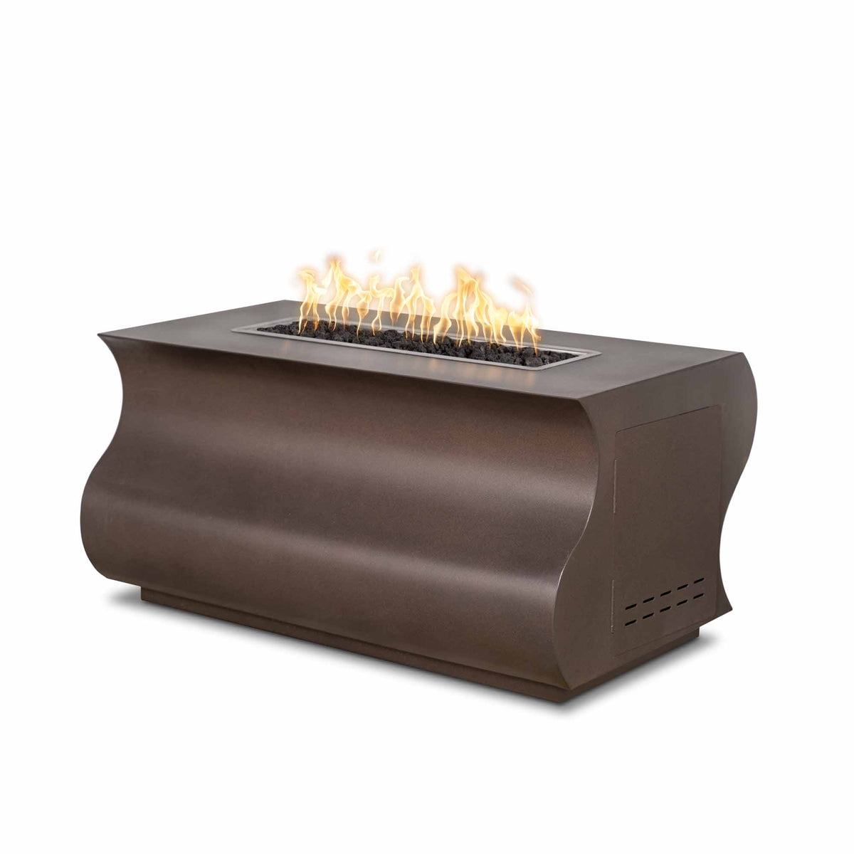 Tidal Fire Pit Powder Coat in Java finish – The Outdoor Plus