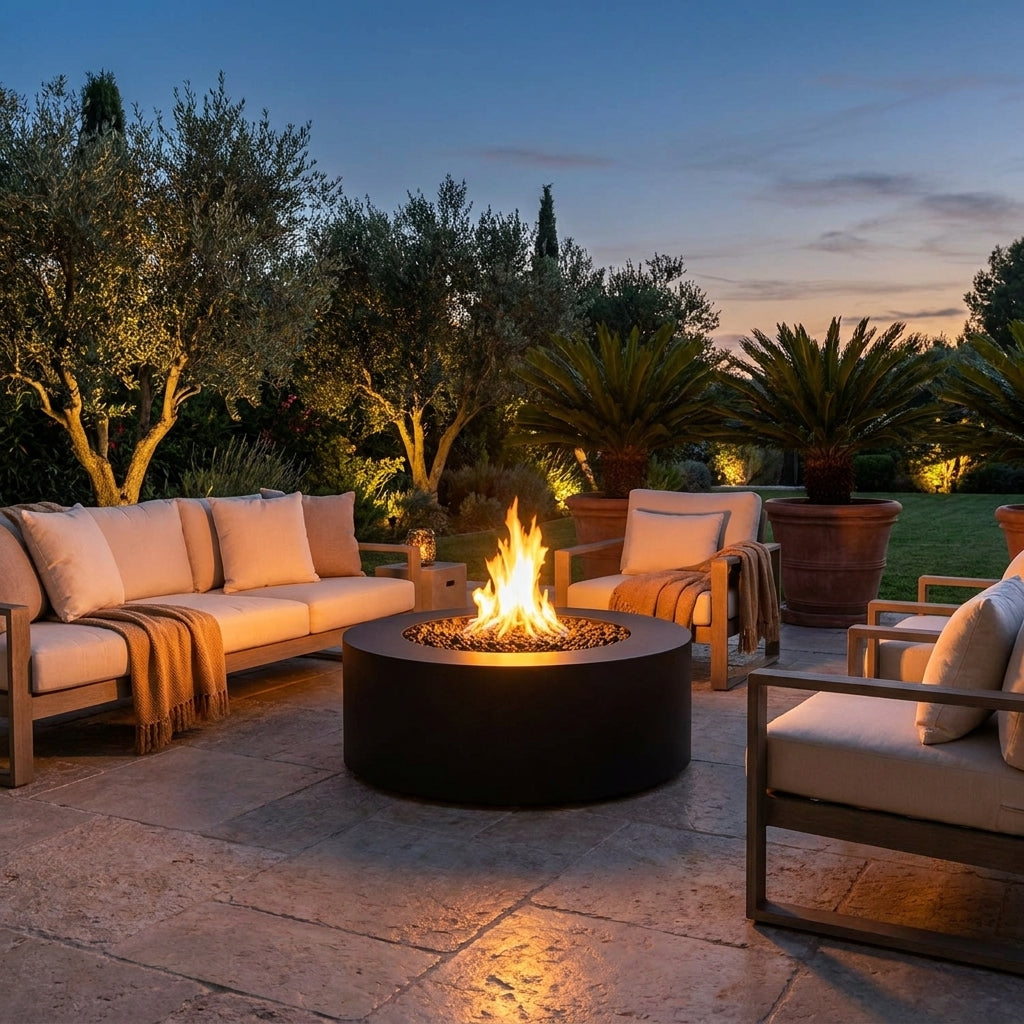 Unity fire pit in Gloss Black