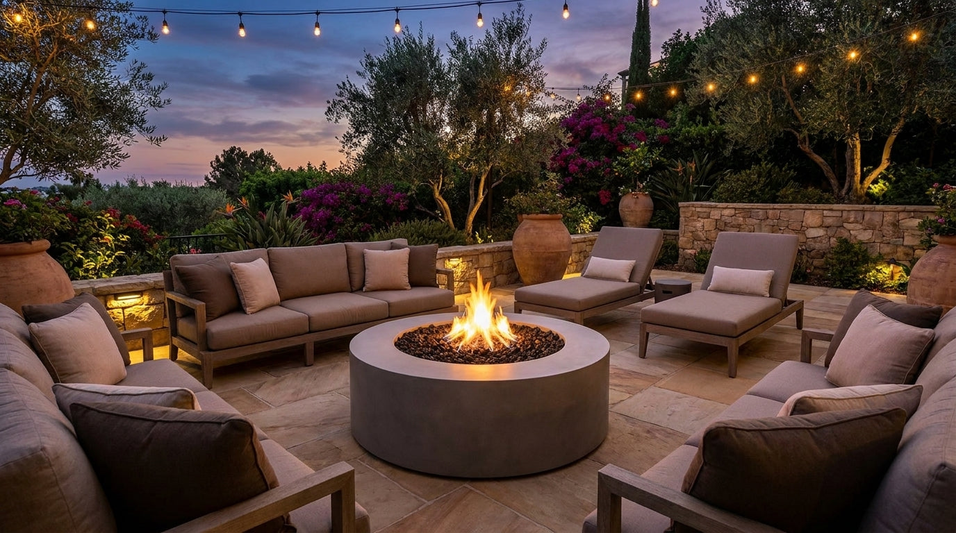 Unity fire pit in Pewter